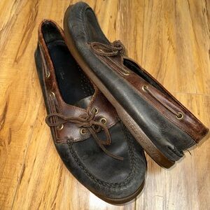 Sperry Top-Sider Men's Black and Brown Boat Shoes